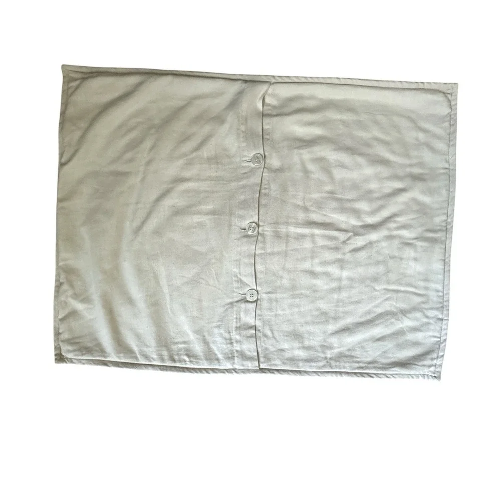 Pottery Barn Pillow Shams Lumbar Wool Blend Jacquard Paisley Set Of 2 Diff Sizes
